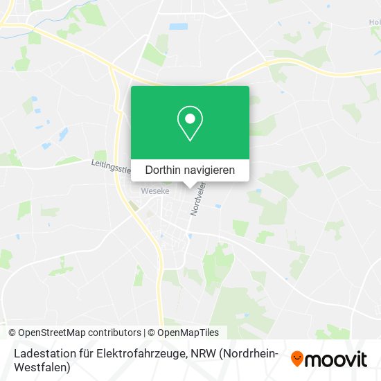 Ladestation für Elektrofahrzeuge Karte