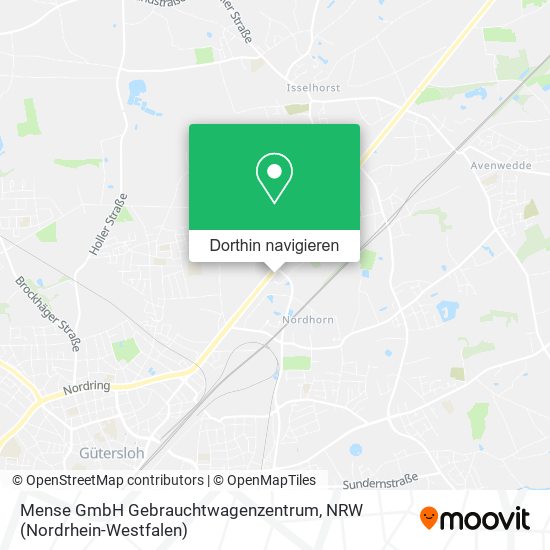 Mense GmbH Gebrauchtwagenzentrum Karte
