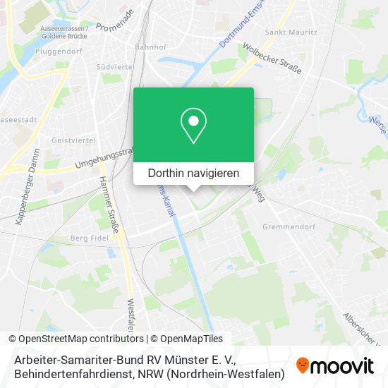 Arbeiter-Samariter-Bund RV Münster E. V., Behindertenfahrdienst Karte
