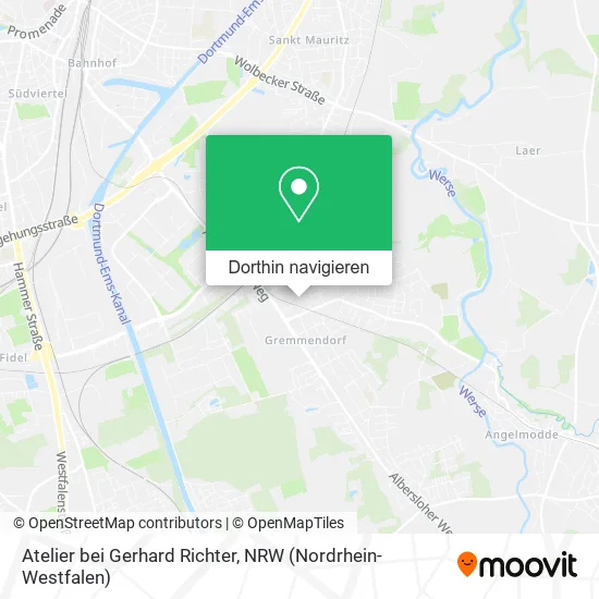 Atelier bei Gerhard Richter Karte