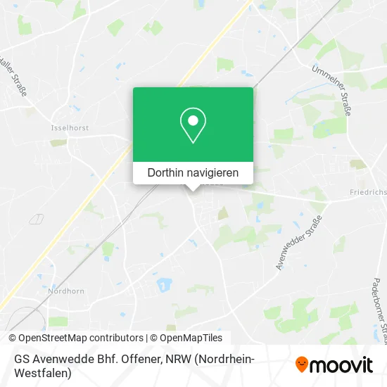 GS Avenwedde Bhf. Offener Karte