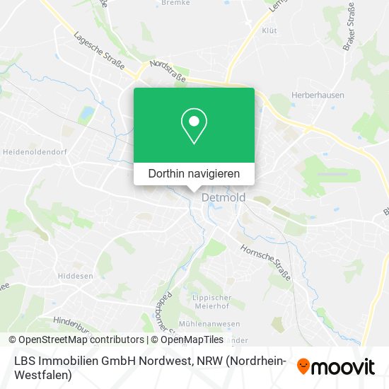 LBS Immobilien GmbH Nordwest Karte