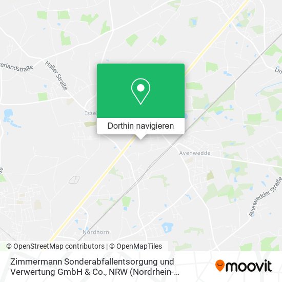 Zimmermann Sonderabfallentsorgung und Verwertung GmbH & Co. Karte