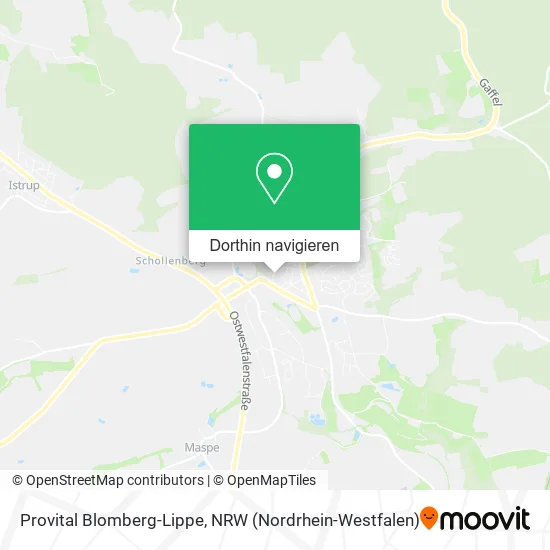 Provital Blomberg-Lippe Karte