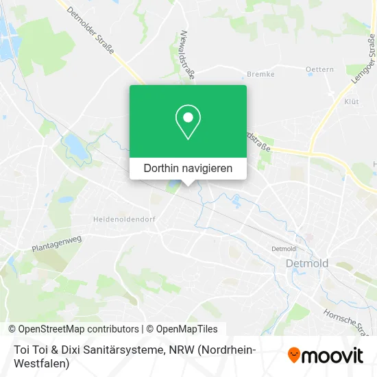 Toi Toi & Dixi Sanitärsysteme Karte