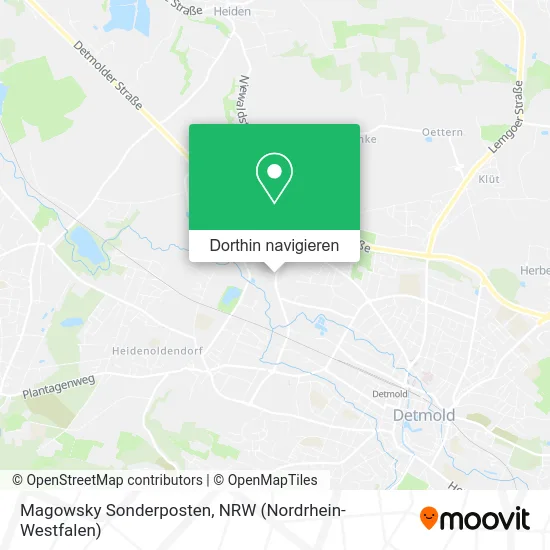 Magowsky Sonderposten Karte