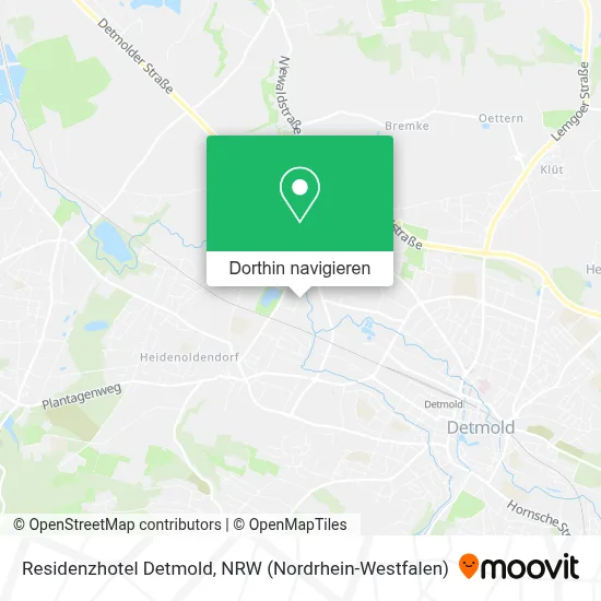 Residenzhotel Detmold Karte