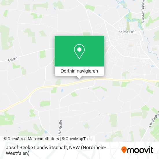 Josef Beeke Landwirtschaft Karte
