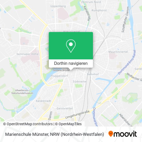 Marienschule Münster Karte