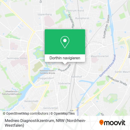 Medneo Diagnostikzentrum Karte