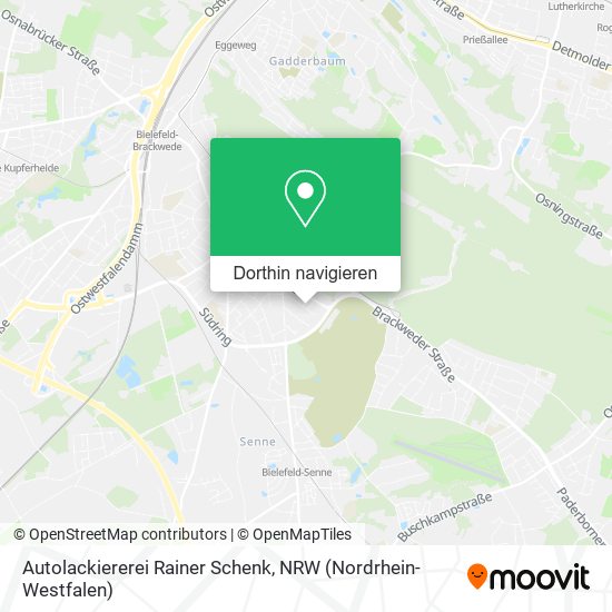 Autolackiererei Rainer Schenk Karte