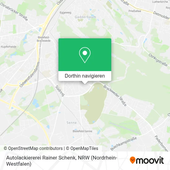 Autolackiererei Rainer Schenk Karte