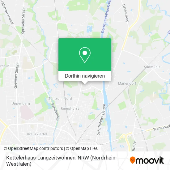 Kettelerhaus-Langzeitwohnen Karte