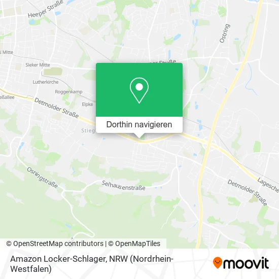 Amazon Locker-Schlager Karte