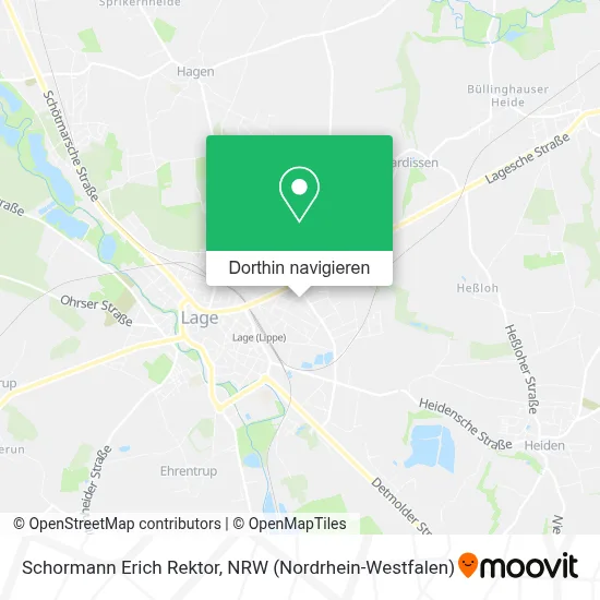 Schormann Erich Rektor Karte