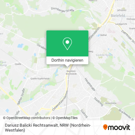 Dariusz Balicki Rechtsanwalt Karte