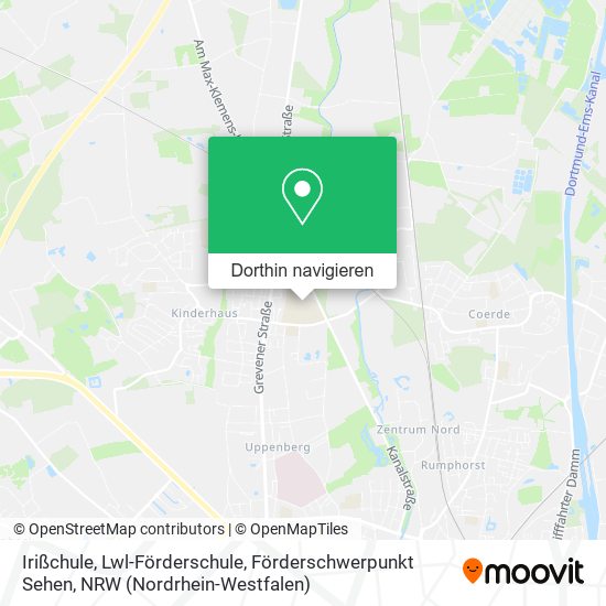Irißchule, Lwl-Förderschule, Förderschwerpunkt Sehen Karte