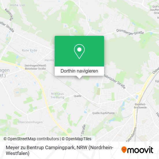 Meyer zu Bentrup Campingpark Karte