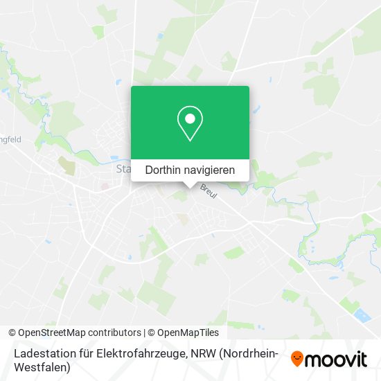 Ladestation für Elektrofahrzeuge Karte