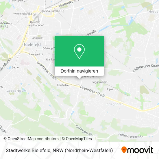 Stadtwerke Bielefeld Karte