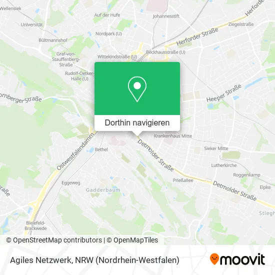 Agiles Netzwerk Karte