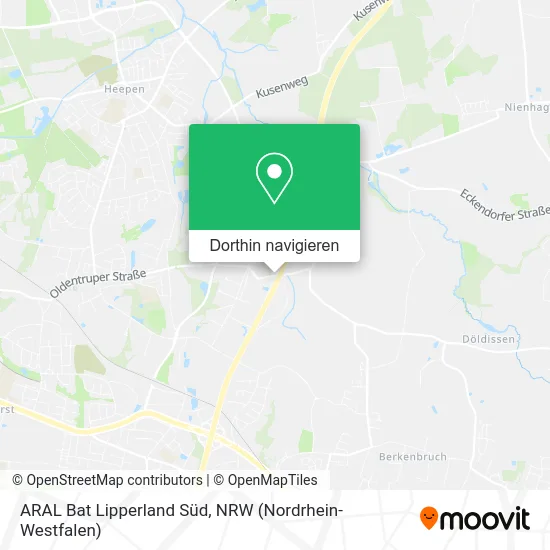 ARAL Bat Lipperland Süd Karte