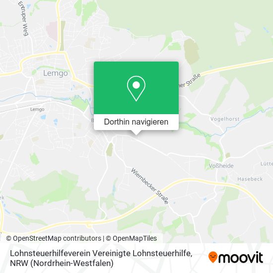 Lohnsteuerhilfeverein Vereinigte Lohnsteuerhilfe Karte