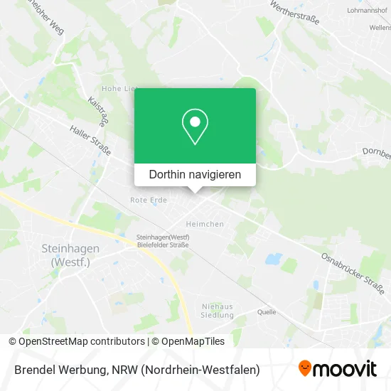 Brendel Werbung Karte