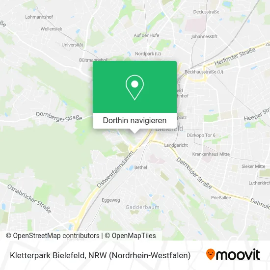 Kletterpark Bielefeld Karte