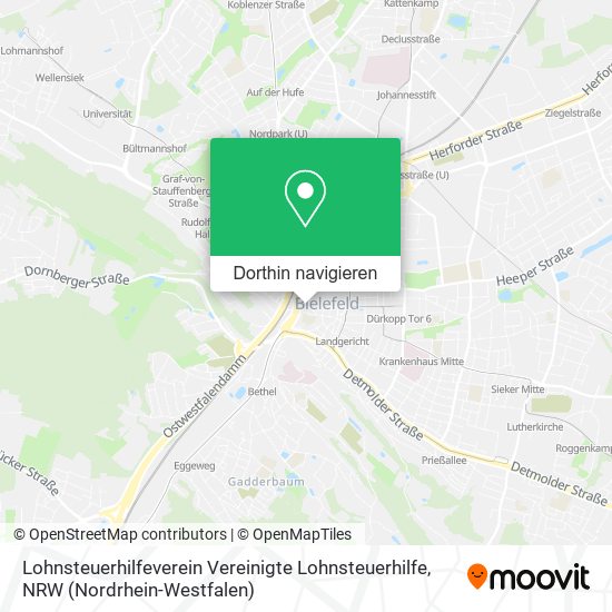 Lohnsteuerhilfeverein Vereinigte Lohnsteuerhilfe Karte