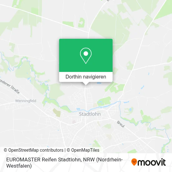 EUROMASTER Reifen Stadtlohn Karte