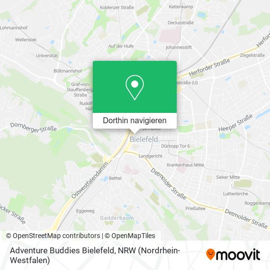 Adventure Buddies Bielefeld Karte