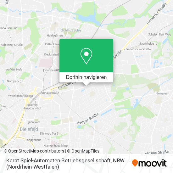 Karat Spiel-Automaten Betriebsgesellschaft Karte