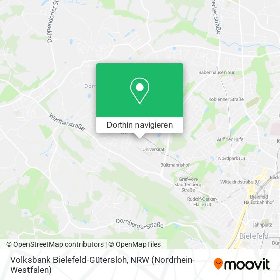 Volksbank Bielefeld-Gütersloh Karte