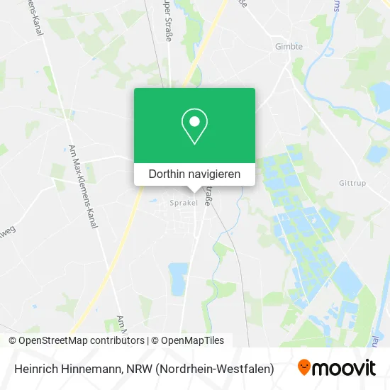 Heinrich Hinnemann Karte