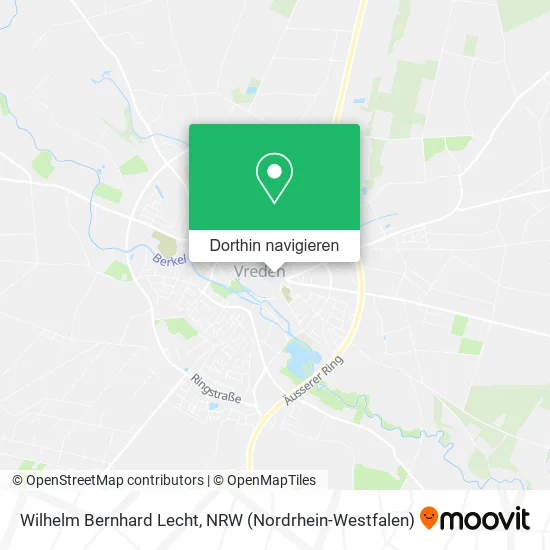 Wilhelm Bernhard Lecht Karte