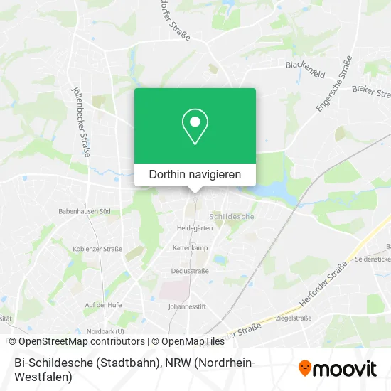 Bi-Schildesche (Stadtbahn) Karte