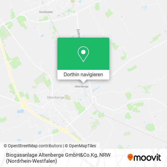 Biogasanlage Altenberge GmbH&Co.Kg Karte