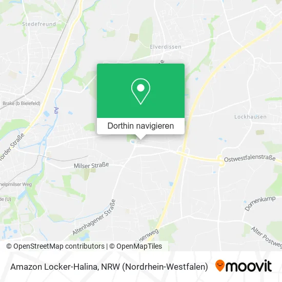Amazon Locker-Halina Karte
