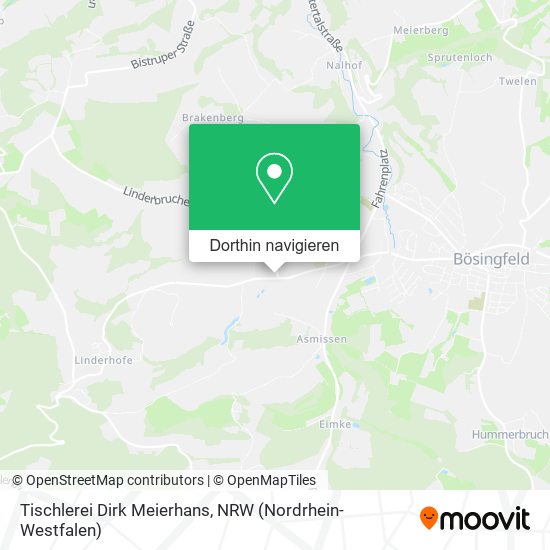 Tischlerei Dirk Meierhans Karte