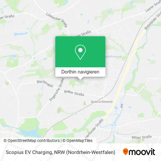 Scopius EV Charging Karte