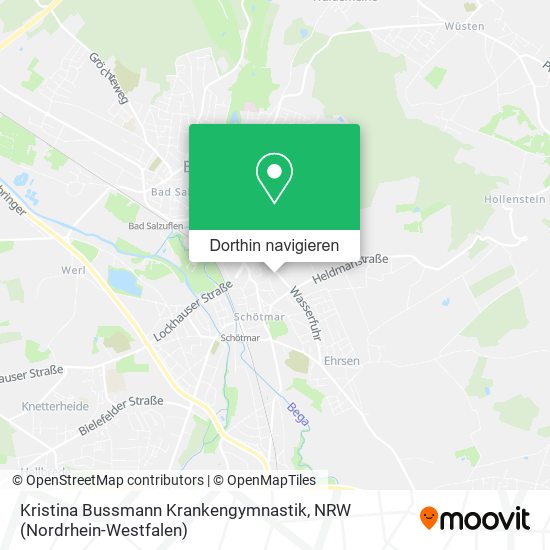 Kristina Bussmann Krankengymnastik Karte