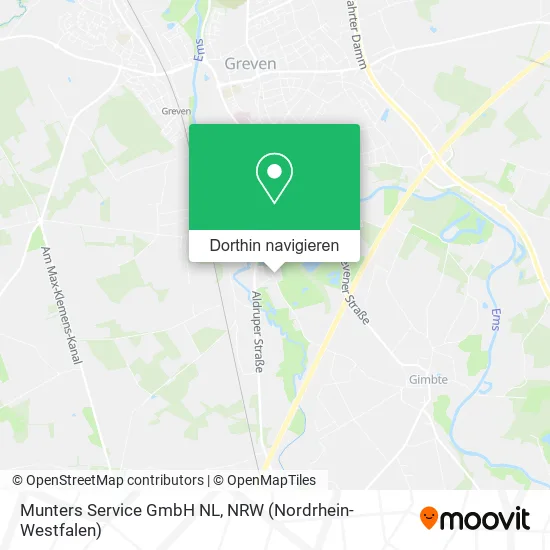Munters Service GmbH NL Karte