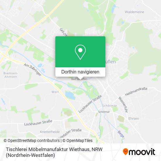Tischlerei Möbelmanufaktur Wiethaus Karte