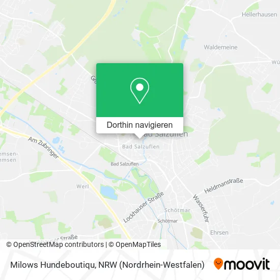 Milows Hundeboutiqu Karte