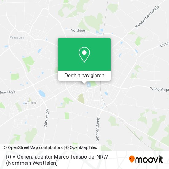 R+V Generalagentur Marco Tenspolde Karte