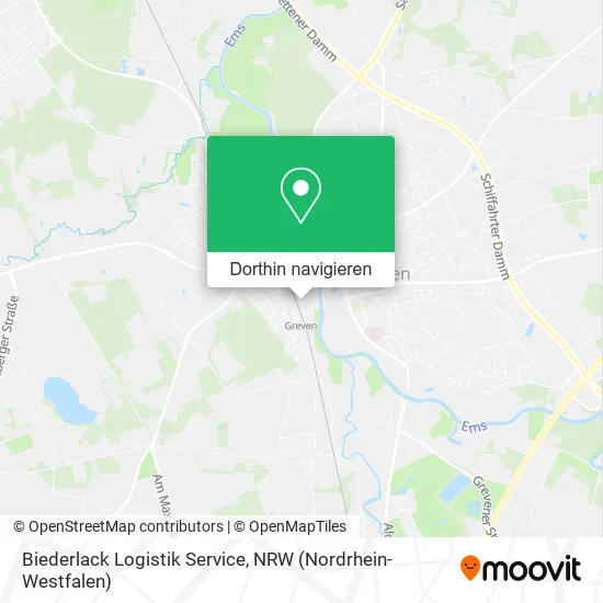 Biederlack Logistik Service Karte