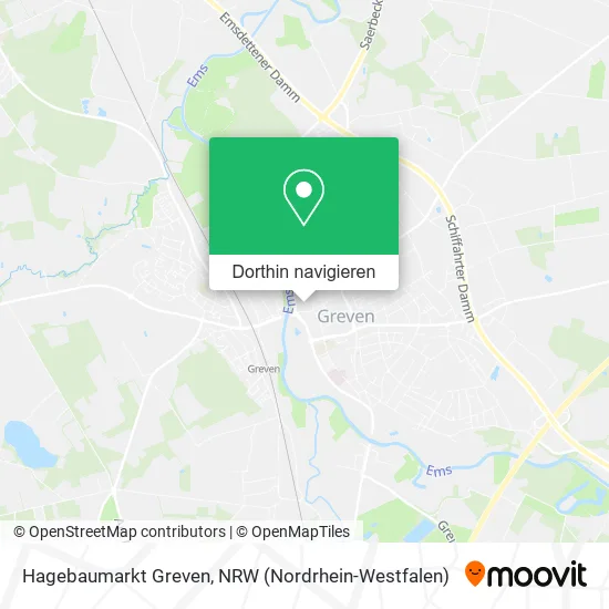 Hagebaumarkt Greven Karte