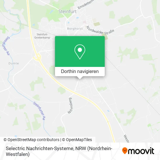 Selectric Nachrichten-Systeme Karte