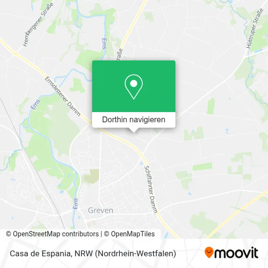 Casa de Espania Karte